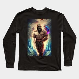 KRATOS Renaissance portrait GOW Long Sleeve T-Shirt